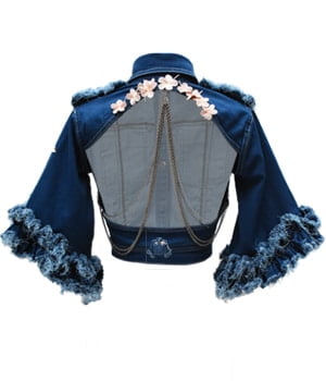 Diane Jacket back - celebrity